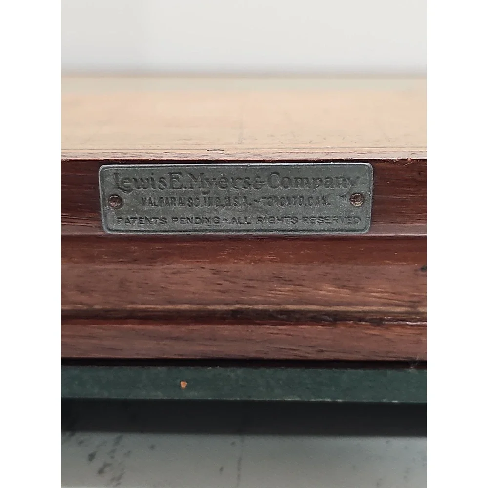 Antique 1923 Chautauqua Industrial Art School Desk Lewis E. Myers & Co Education - Picture 9 of 16